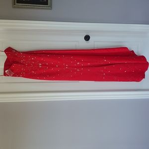 Strapless Carabella beaded gown